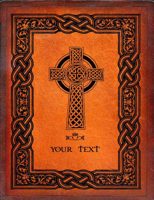Custom Leather Celtic Family or Wedding Bible