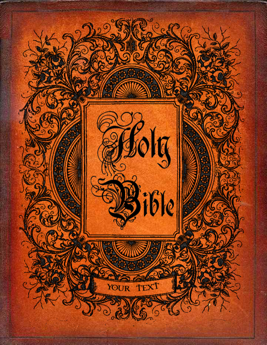 Custom Leather Wedding or Family Bible